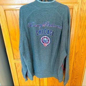 EUC Chicago Cubs Tommy Bahama Pullover Sweater